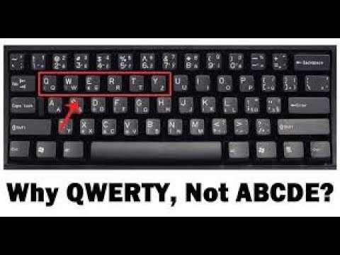 the qwerty keyboard