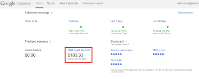 google pasyment proof bukti google adsense