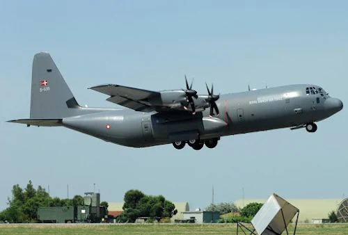 C-130J-30 Cargo Aircraft, Royal Danish Air Force, Lockheed Martin.