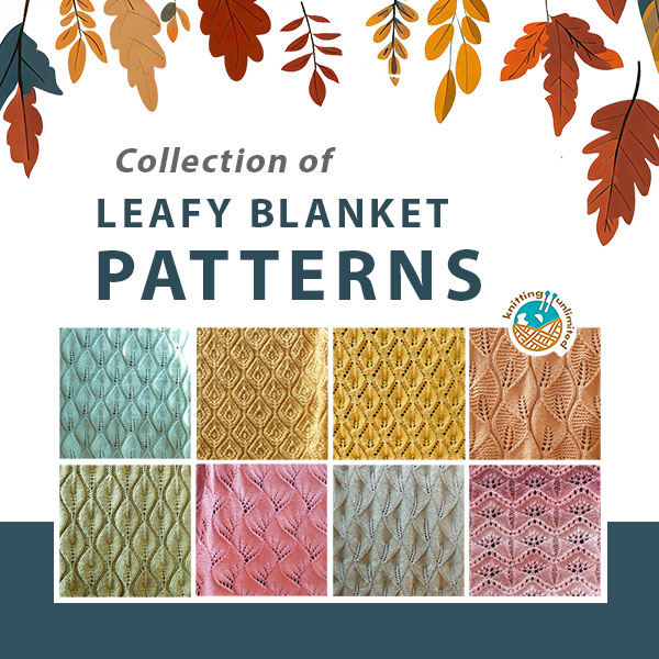 8 free blanket patterns include written instructions, charts, and PDF files.