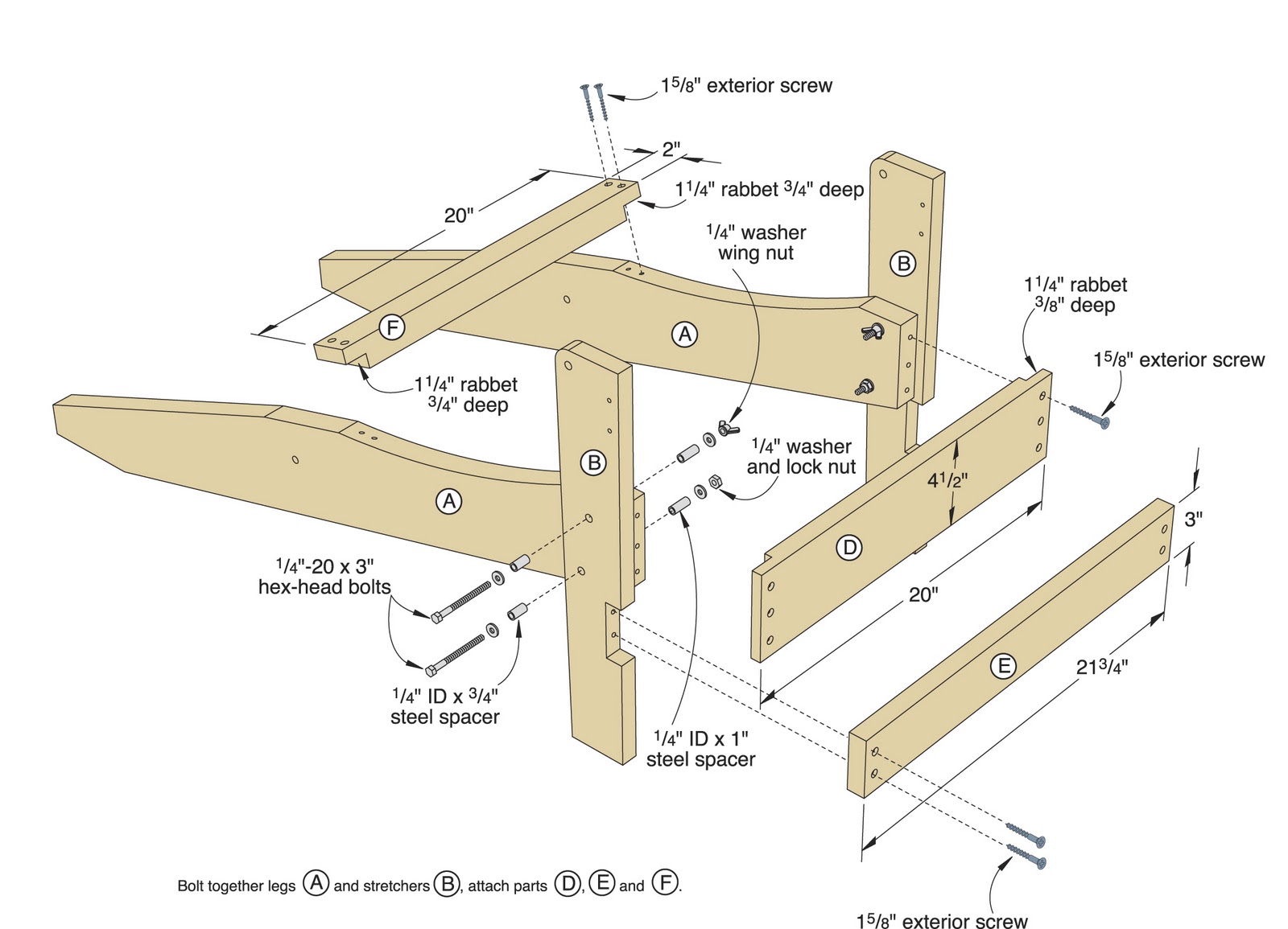  Working Plans , Shed Plans and more: Folding Adirondack Chair Project