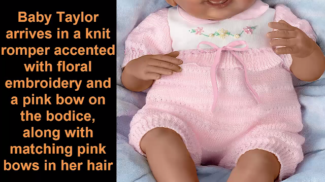 So Truly Real Interactive Baby Doll Taylors Ticklish Tootsies by Ashton Drake Realistic Dolls Baby