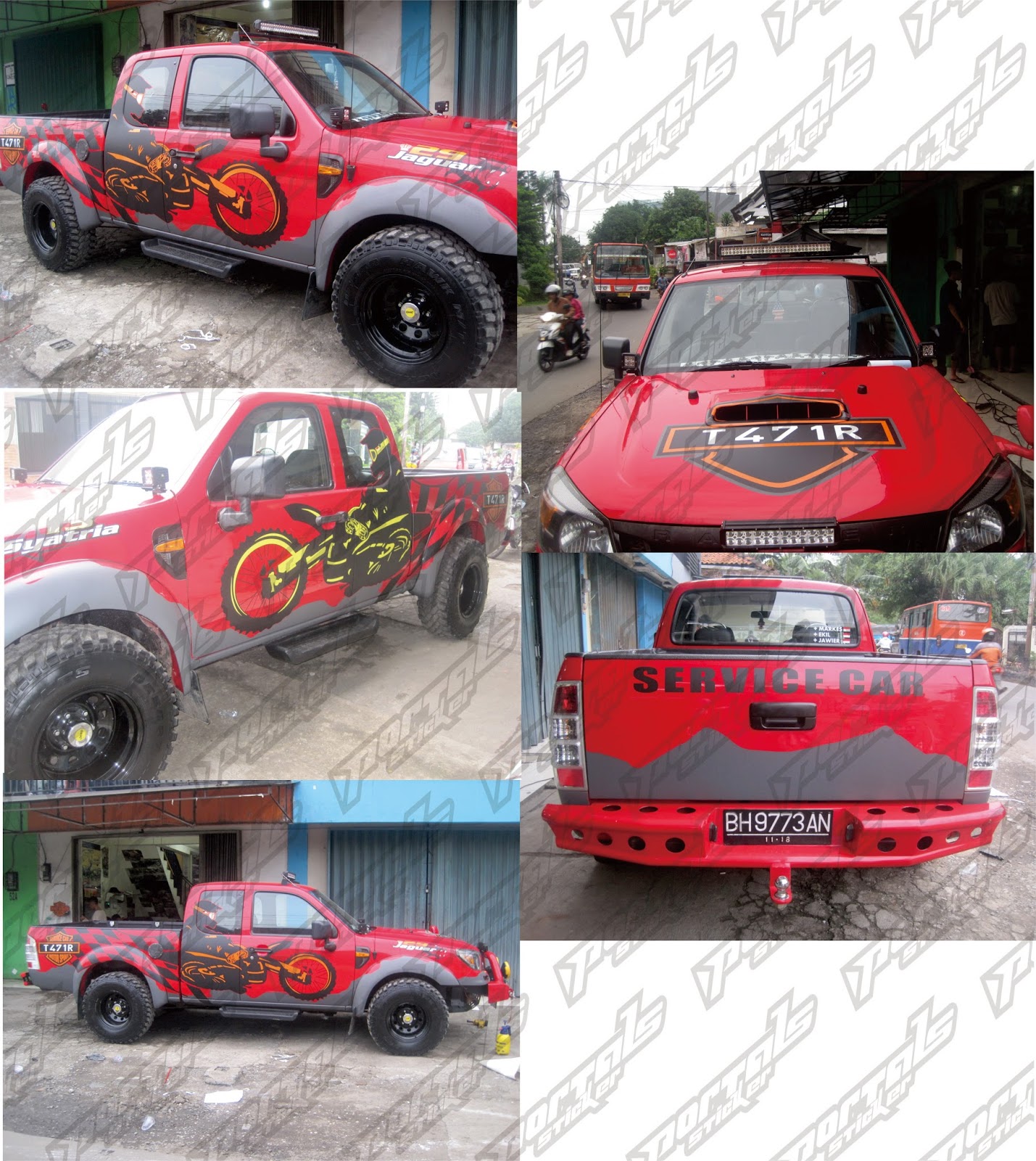 PORTALS STICKER FORD RANGER CUTTING STICKER JAKARTA SELATAN