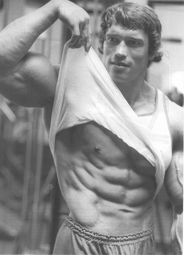 arnold schwarzenegger now and then. The Arnold banged his maid