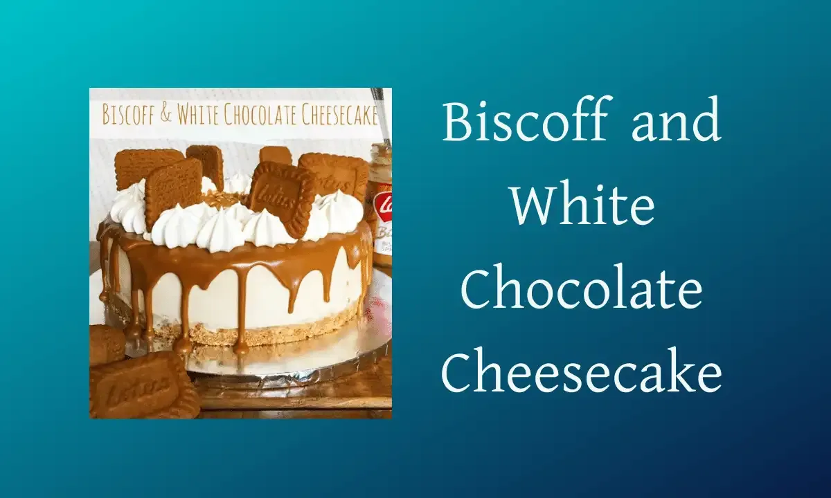 Biscoff and White Chocolate Cheesecake
