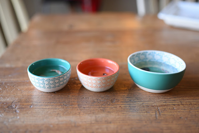 polymer clay Koiin bowls