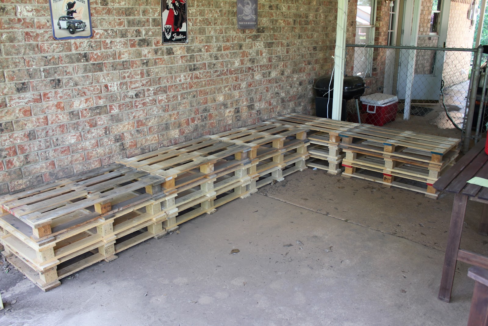 diy outdoor patio furniture from pallets diy outdoor patio furniture