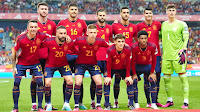 SELECCIÓN DE ESPAÑA. Temporada 2022-23. Laporte, Rodri, Nacho, Mikel Merino, Morata, Kepa. Iago Aspas, Carvajal, Dani Olmo, Gavi y Balde. SELECCIÓN DE ESPAÑA 3 SELECCIÓN DE NORUEGA 0 Sábado 25/03/2023, 20:45 horas. XVII Eurocopa de fútbol 2024, fase de clasificación, Grupo A, jornada 1. Málaga, España, estadio de La Rosaleda: 29.214 espectadores. GOLES: ⚽1-0: 13’, Dani Olmo. ⚽2-0: 83’, Joselu. ⚽85’, Joselu.