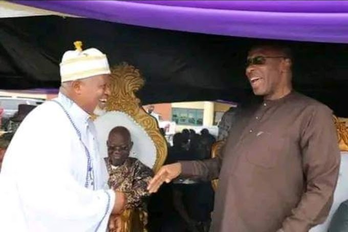 Rotimi Amaechi attend ojo Ngofa's step mother's burial ceremony at eleme LGA