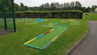 Crazy Golf course at Eureka Park in Swadlincote