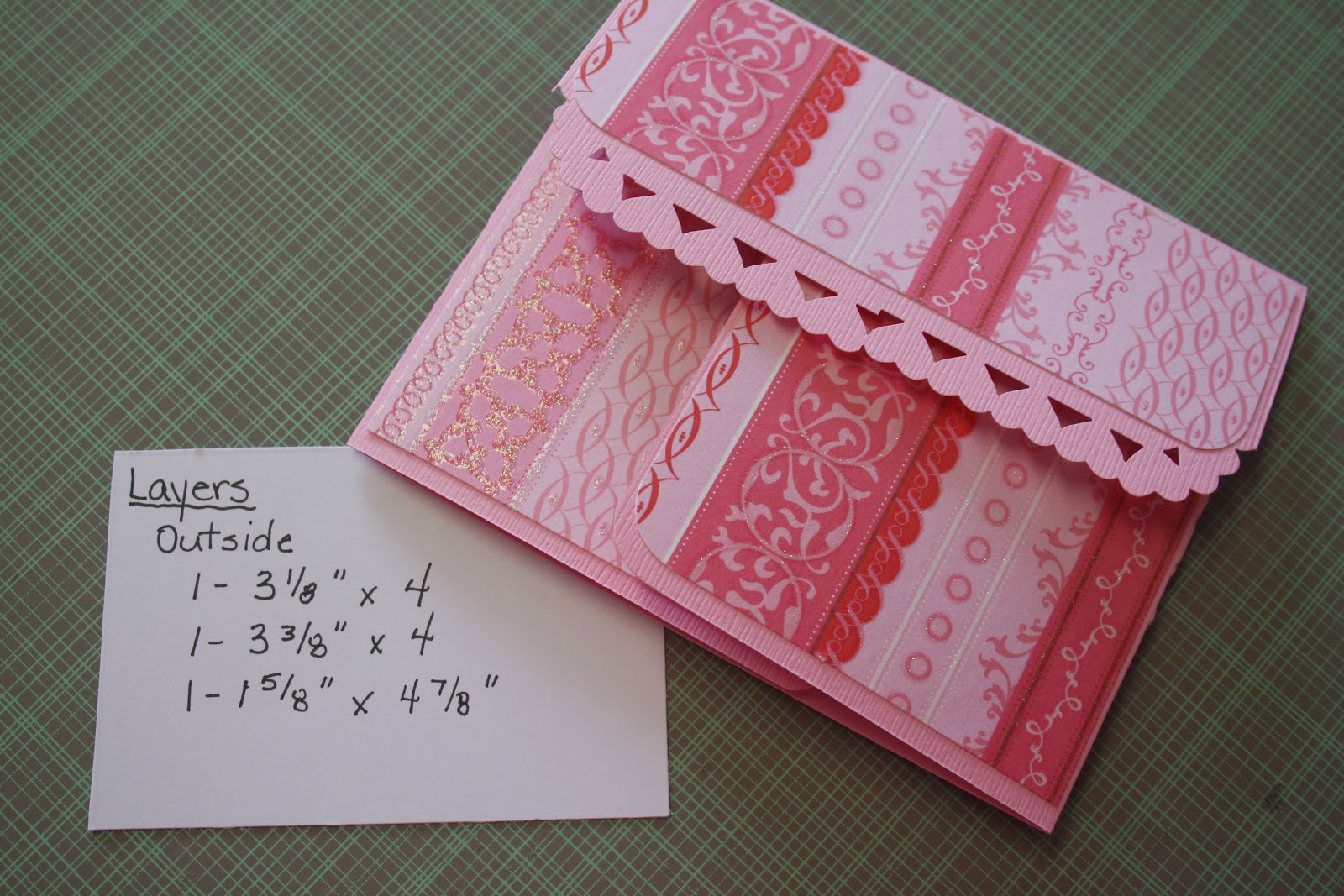 ONECRAZYSTAMPER.COM: February Tutorial ~ A Tri Fold Card