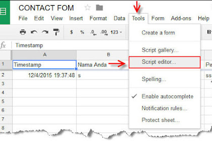 Mengaktifkan Notifikasi Email Google Form Ke 2 Akun Email Sekaligus