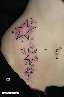 TATUAJES DE ESTRELLAS EN ABDOMEN 2