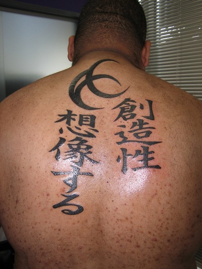 chinese letters tattoo