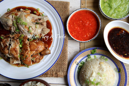  Resep  Nasi Ayam  Hainan  Komplit dengan 3 Macam Saus Just 