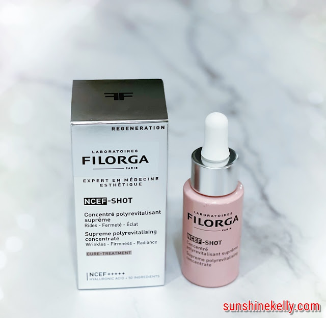FILORGA NCEF-SHOT Supreme Polyrevitalising Concentrate, Filorga, anti-aging treatment, Beauty Review, Beauty
