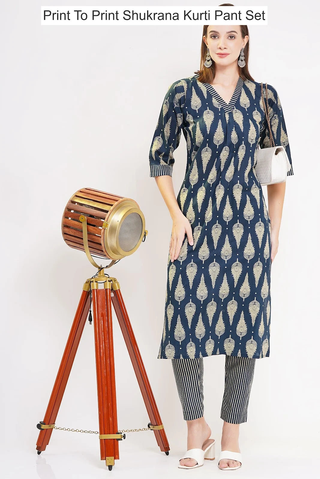 Print To Print Shukrana Cotton Kurti Pant Set