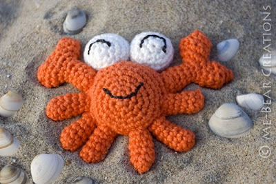 amigurumi, umigumi, crochet, softie, mini, crab, crabby, beach, cute, kawaii, homemade, diy, knuffel, krab, strand, zelfgemaakt, haken, gehaakt