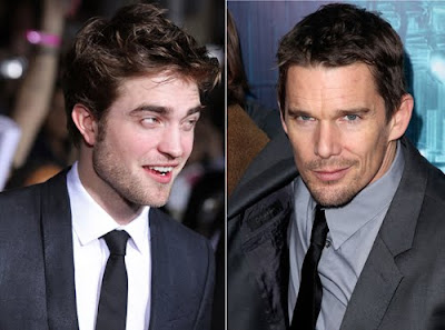 Ethan Hawke nad Rober Pattinson on who's the hottest vampire?