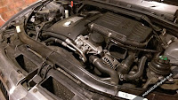 BMW E92 335i N54 intake ducting removed