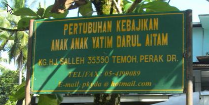 Rumah anak yatim darul aitam