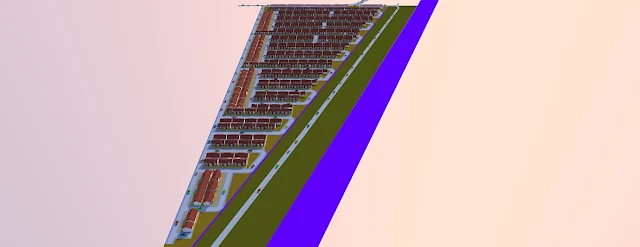 denah site plan perumahan