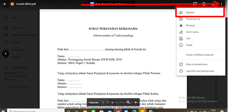 Cara Menampilkan Dokumen di Blog