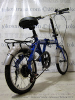 16 Inch DoesBike 1605 Rotex 6 Speed Shimano with Carrier Folding Bike