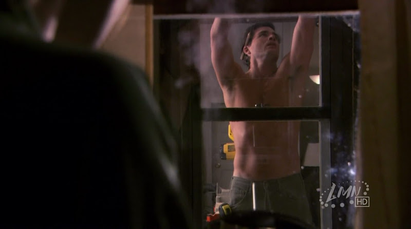 Matthew Settle Shirtless in Nora Roberts' Blue Smoke