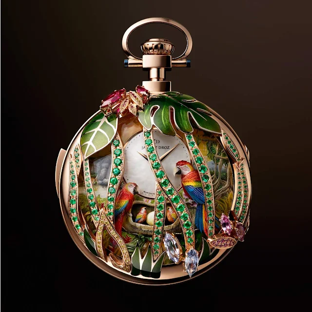 Jaquet Droz Parrot Repeater Pocket Watch