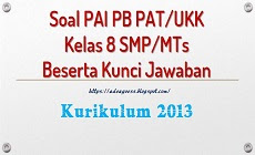 Soal PAT/UKK PAIBP Kelas 8 Tahun 2022 Beserta Kunci Jawaban