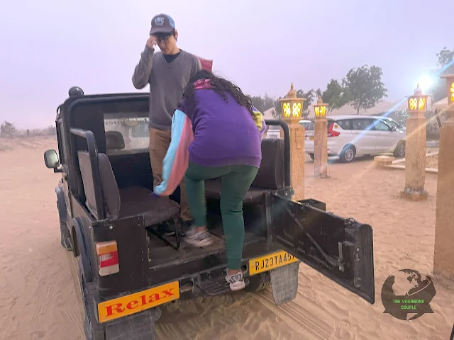 4x4 Jeep Ride, Sam Sand Dunes, Thar Desert, Jaisalmer, Rajasthan, India