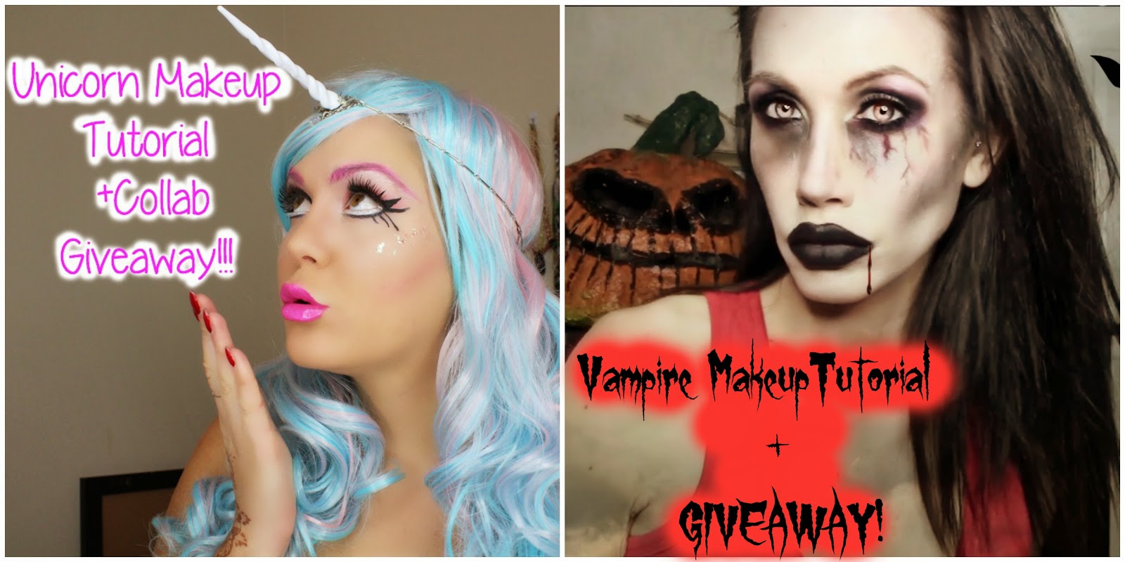 VAMPIRE MAKEUP TUTORIAL INTERNATIONAL GIVEAWAY COLLAB WITH