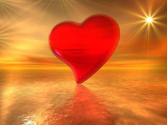 red heart wallpaper 