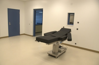 The newly completed death chamber at Ely State Prison, Nevada