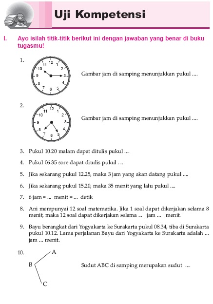 Seputar Ungaran Kota: SOAL MATEMATIKA kelas 5 SD semester genap  No.Urut 1 