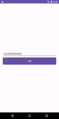 Call Intent | Android Studio | Java