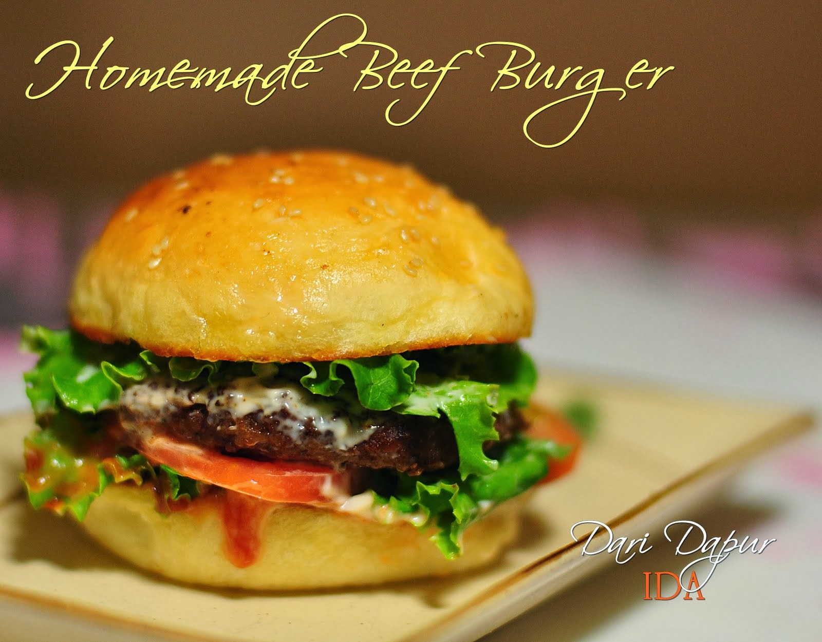 Resepi Daging Burger Home Made