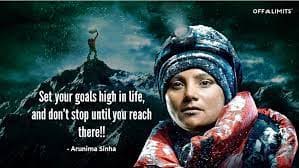 Iron lady arunima sinha .success story.