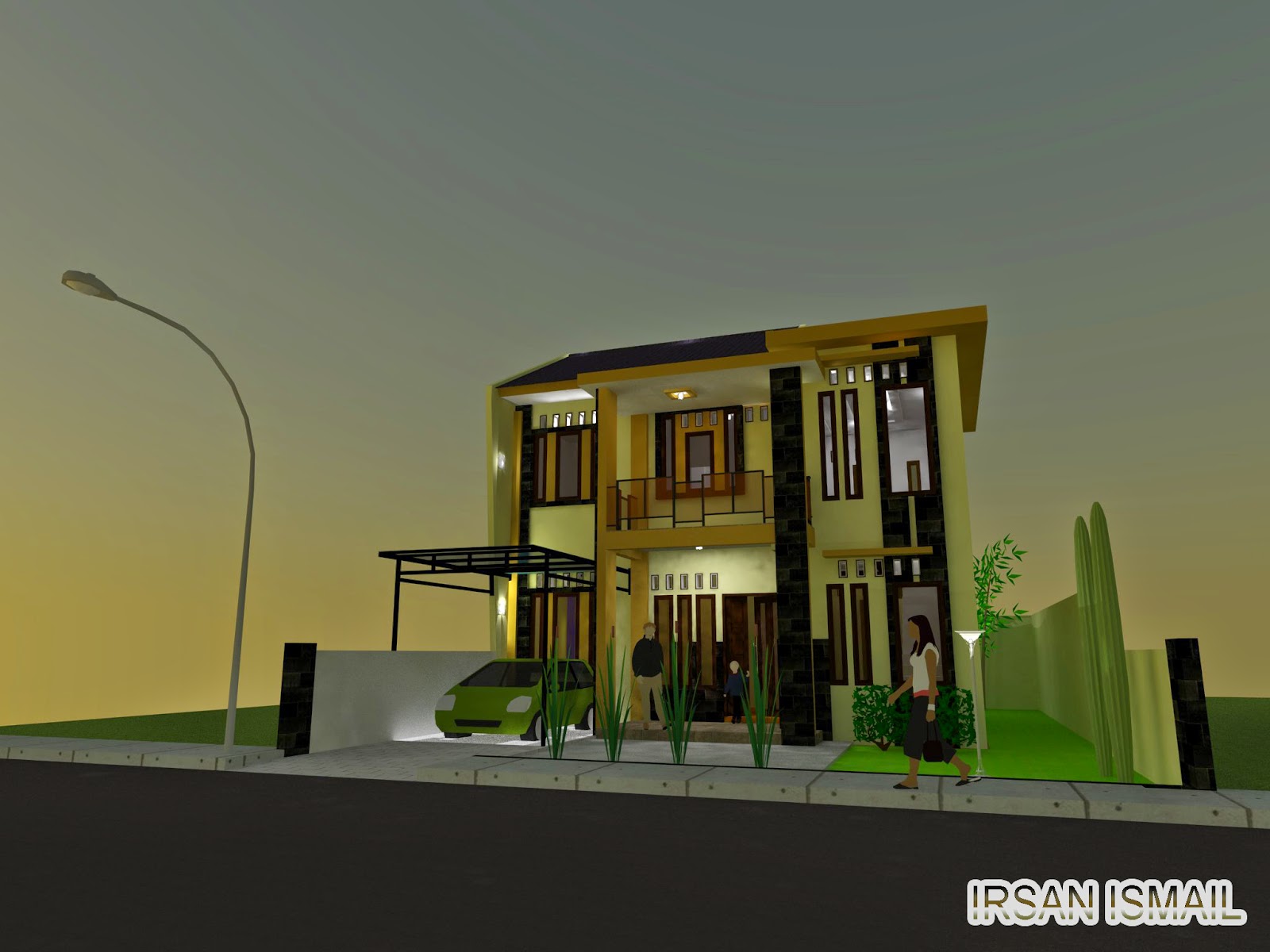 ECHTHEID Desain Rumah 2 Versi Google SketchUp