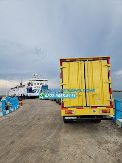 Kirim Truk Fuso dari Surabaya tujuan ke Palu dengan kapal roro estimasi pengiriman 4-5 hari.