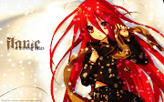 Anime Girl (anime girl hair red scarf)