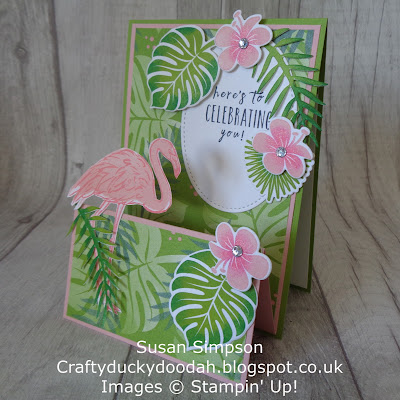 Craftyduckydoodah!, Tropical Chic, Tropical Escape DSP, Stamp N Hop, Supplies available 24/7 from my online store, Stampin' Up! UK Independent  Demonstrator Susan Simpson, #lovemyjob, #stampinupuk, 