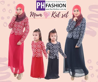 Baju Raya, Butik PH Fashion, GM Klang, Pearl Harbour, baju muslimah, baju raya 2017, baju kurung, baju fesyen 2017, fesyen 2017,  PH Fashion,