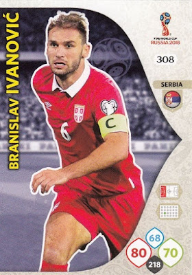 Checklist Visual SERBIA Adrenalyn FIFA World Cup 2018 