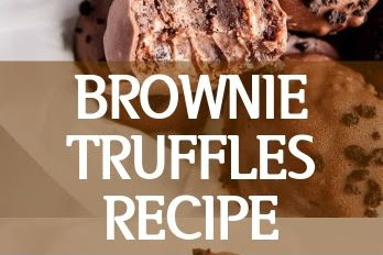 BROWNIE TRUFFLES RECIPE