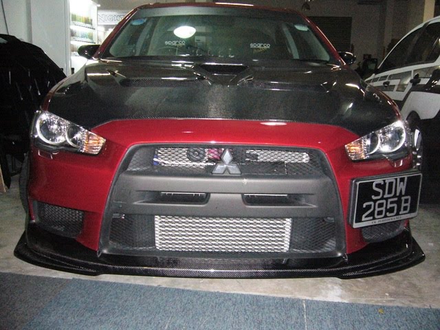 Evo X Front Lip Varis Style Posted by LaoKokKok at Friday April 16 2010