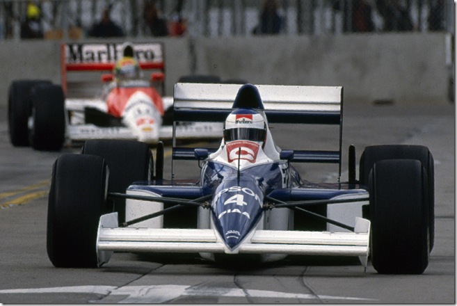 F1DataBase - Jean Alesi e Ayrton Senna - USA 1990