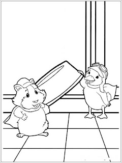 Desenhos do Wonder Pets para Colorir