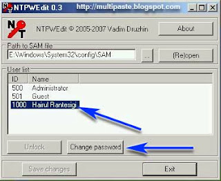  reset password windows 7  